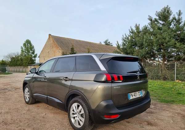 Peugeot 5008 cena 62000 przebieg: 56000, rok produkcji 2020 z Terespol małe 326